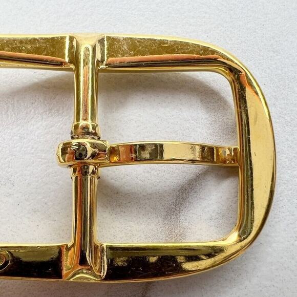 Vintage Gold Tone Simple Basic Belt Buckle for up to 1 Inch Belt - Picture 5 of 11